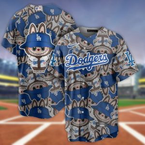 MLB x Labubu LA Dodgers Custom Baseball Jersey - NL128625