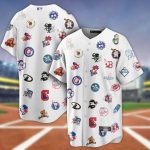 MLB x Simpson Logo Parody Custom Baseball Jersey - NL27425