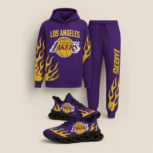 LAL Hoodie, Sweatpants & Sneaker Custom Set - XX210501