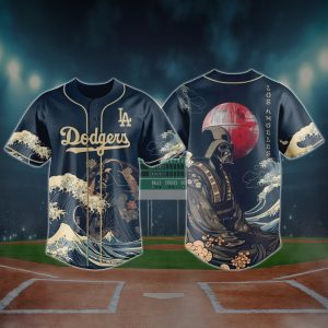 MLB x Star Wars Movie LA Dodgers Custom Baseball Jersey - NL528625