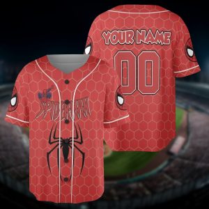 Spider Man Marvel x MLB Baseball Jersey - NL11725