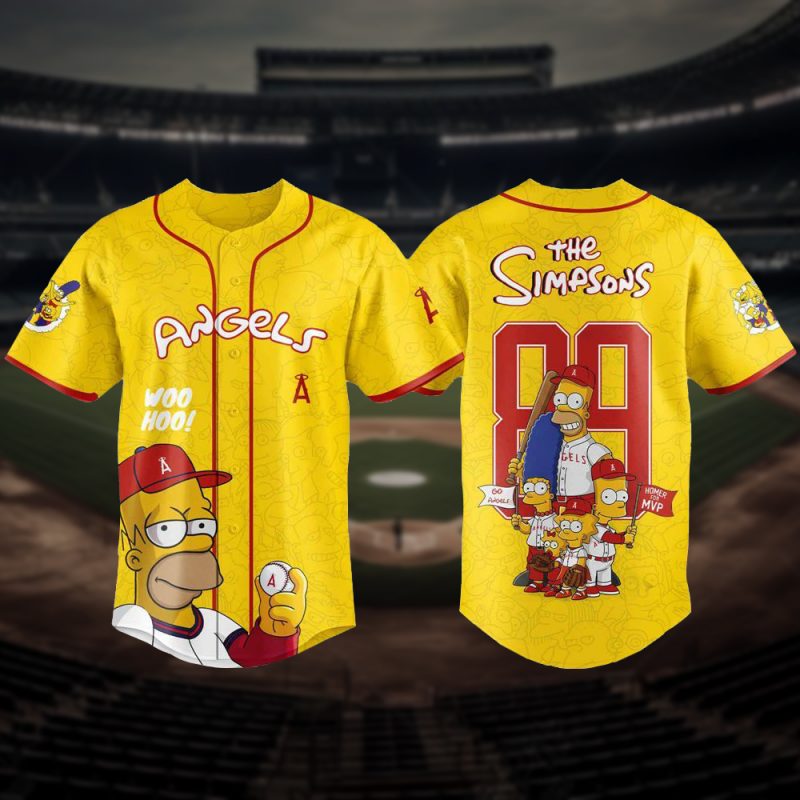Movie The Simpson x MLB Custom Baseball Jersey - NL52725 - Image 4