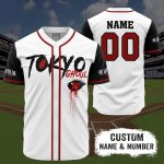 Anime Tokyo Ghoul x MLB Custom Baseball Jersey - NL117725