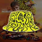 2025 Lando Norris F1 Helmet McLaren Bucket Hat, F1 Gift, Unique Motorsport Hat, Limited Edition - NL424725