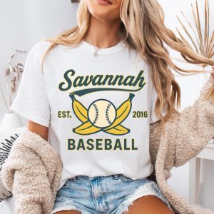 Savannah Baseball Unisex Heavy Cotton Tee, Graphic Tees, Bootleg Shirt, MLB Merch Tees, Crewnecks - NL11220625