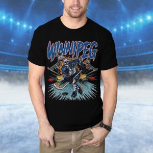 Winnipeg Jets Hockey, Skeleton Shirt, Hurricanes , Unisex Heavy Cotton Tee, Graphic Tees, Bootleg Shirt, NHL Merch Tees, Crewnecks - NL2220625