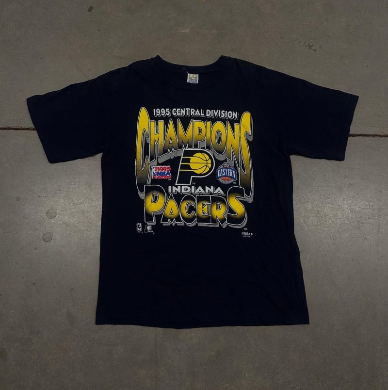 Indiana Pancers 1995 Champions Cotton T-Shirt  - XX230504