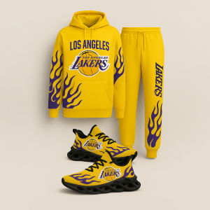 LAL Hoodie, Sweatpants & Sneaker Custom Set - XX210502