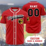 MMPR x MLB Red Ranger Custom Baseball Jersey - NL37725