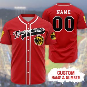 MMPR x MLB Red Ranger Custom Baseball Jersey - NL37725