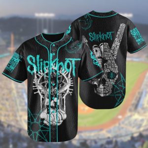 MLB x Slipknot Skull Rock Heavy Metal Band Custom Baseball Jersey - NL18725