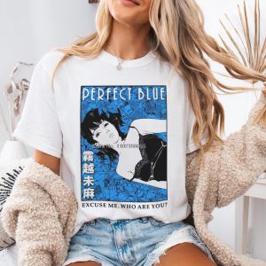 Japanese Anime 90s Perfect Blue Aesthetic Unisex Clothes Tee Shirt - NL312725