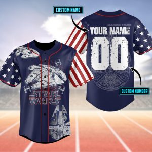 MLB x Star Wars Movie Custom Baseball Jersey - NL430625