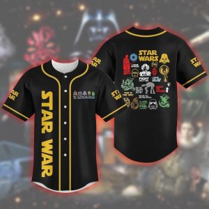 MLB x Star Wars Movie Custom Baseball Jersey - NL330625