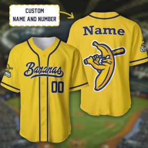 Savannah Baseball Banana Custom Jersey - NL810725