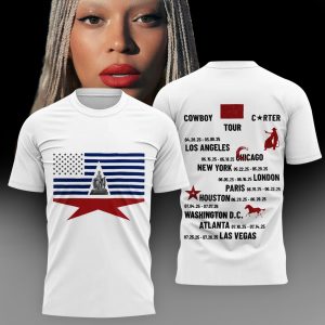Beyonce x Washington DC Cowboy Carter Tour 2025 T Shirt - NTP070701