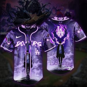 Anime Solo Leveling x MLB Custom Baseball Jersey - NL111725