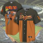 MLB SF Dodgers x Naruto Anime Custom Baseball Jersey - NL73725