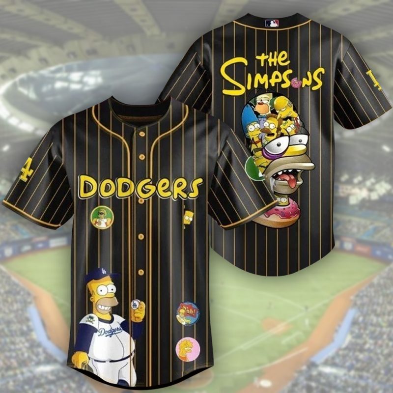 Movie The Simpson x MLB Custom Baseball Jersey - NL52725 - Image 5