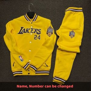 Custome Name, Number LAL Varsity Jacket & Sweatpants Set - XX1005011