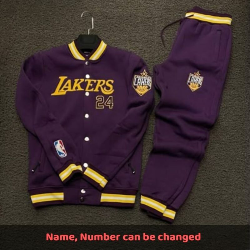Custome Name, Number LAL Varsity Jacket & Sweatpants Set - XX100512