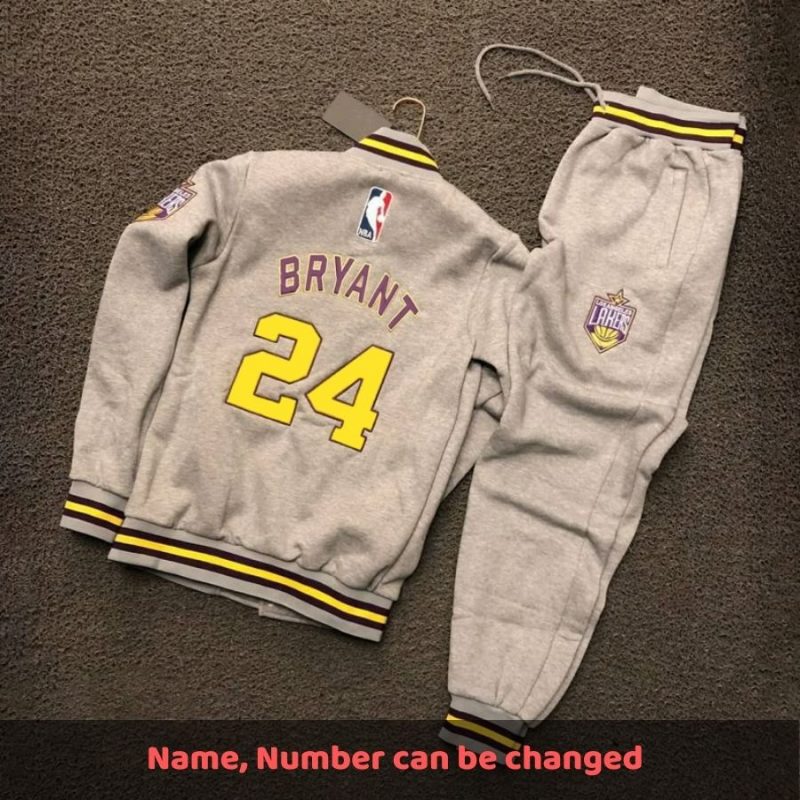 Custome Name, Number LAL Varsity Jacket & Sweatpants Set - XX1005011 - Image 2
