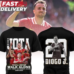 R.I.P Diogo Jota Shirt, You'll never walk alone - XX030711