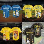 Movie The Simpson x MLB Custom Baseball Jersey - NL52725