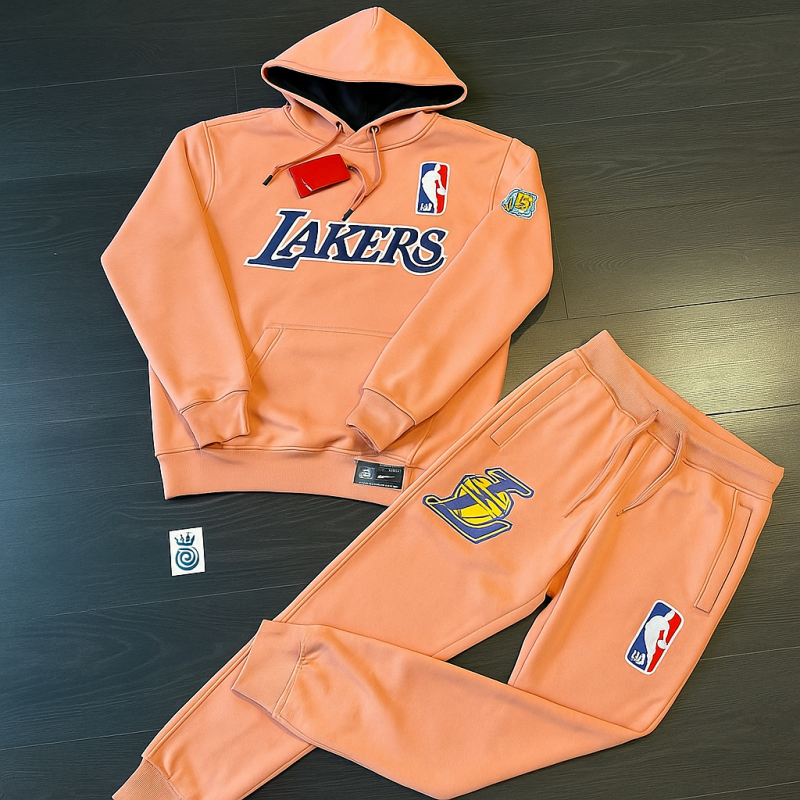 Los Angeles Lakers Hoodie & Sweatpants Set - XX250401 - Image 5