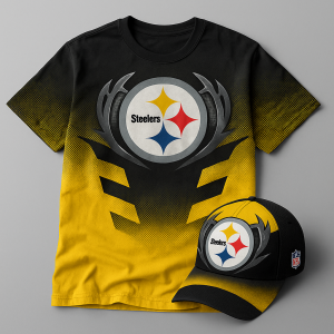 Pittsburgh Steelers T-Shirt & Cap Set - XX130520