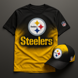 Pittsburgh Steelers T-Shirt & Cap Set - XX130524