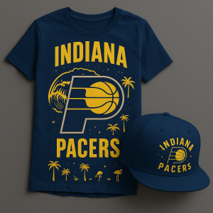 Indiana Pacers T-Shirt & Snapback Set - XX170558