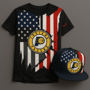 Indiana Pacers T-Shirt & Snapback Set - XX170557