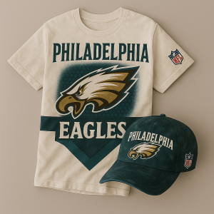 Philadelphia Eagles T-Shirt & Cap Set - XX170562