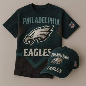 Philadelphia Eagles T-Shirt & Cap Set - XX170565