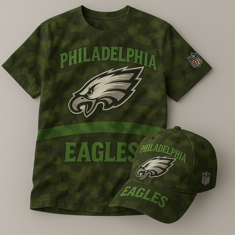 Philadelphia Eagles T-Shirt & Cap Set - XX170553
