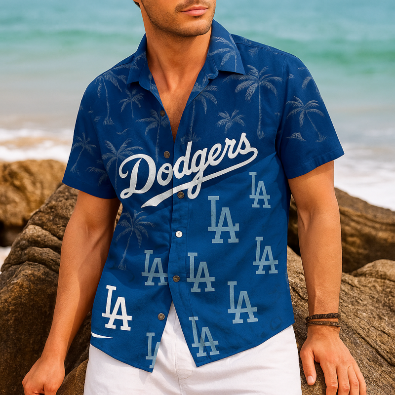 Los Angeles Dodgers Hawaii Shirt - XX190502 - Image 2