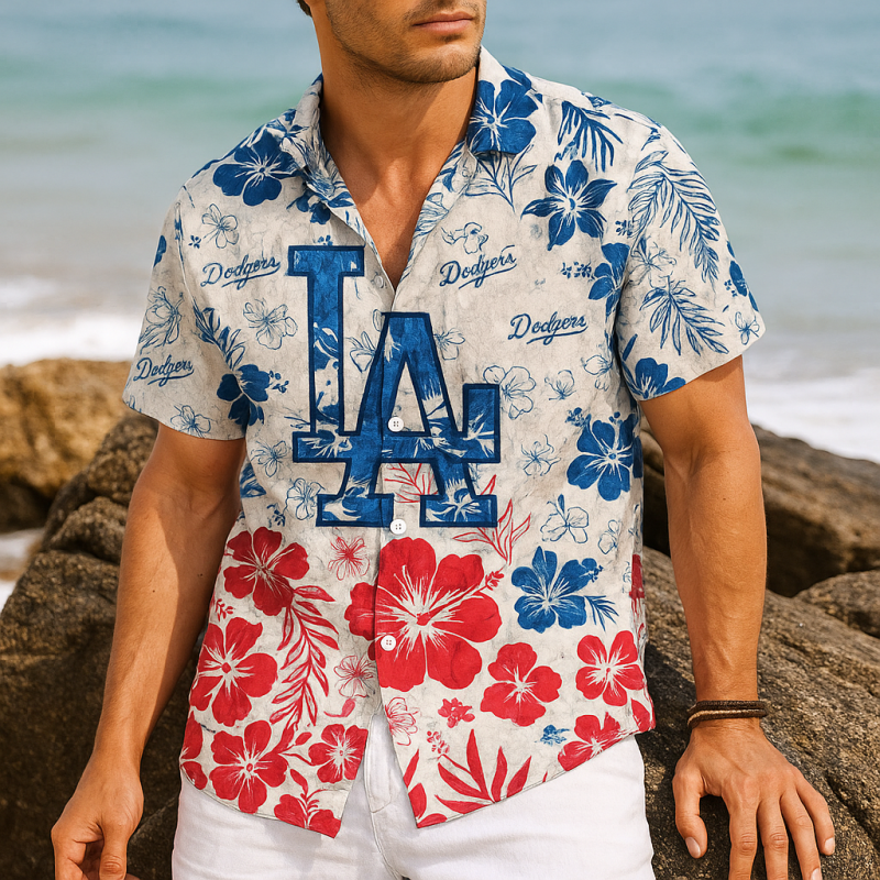Los Angeles Dodgers Hawaii Shirt - XX190502 - Image 3