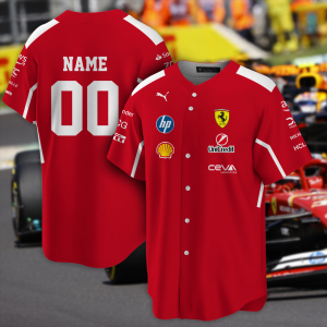 F1 Ferrari Scuderia Ferrari 2025 Team Baseball Jersey - NL122725