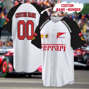 Ferrari F1 Racing Scuderia Ferrari Baseball Jersey - NL216725