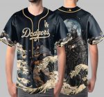 DC Batman x MLB LA Dodgers Custom Baseball Jersey - NL102725