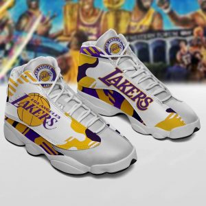 Los Angeles Lakers Air Jordan 13 Sneakers - XX100508