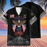 Premium US Veterans Hawaiian Shirt, Gifts For US Veterans, Gifts On Father's Day, Armed Forces Day, Veterans Day, Independence Day Gift Hawaiian Shirt - NL1025