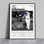 Shohei Ohtani, LA Dodgers, The GOAT Metal Frame Poster, NBA Gift, Motivational Gift, Sports Wall Art, Wall Poster, Gift For Him - NL1525