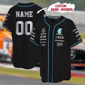 F1 Mercedes Baseball Jersey - NL714725