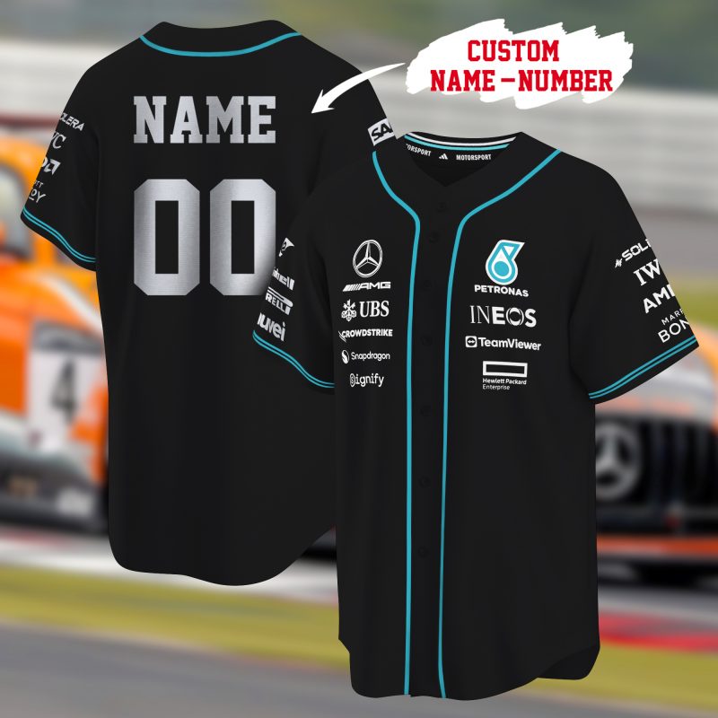 F1 Mercedes Baseball Jersey - NL714725