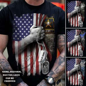 Veteran Shirt, 4th of July Shirt, US Army Shirt, America Retro Shirt, Usa Shirt, USA Flag - DCH0125