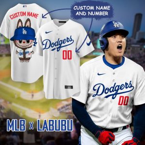 MLB x Labubu LA Dodgers Custom Baseball Jersey - NL81725