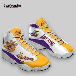 Los Angeles Lakers Air Jordan 13 Sneakers - XX100502