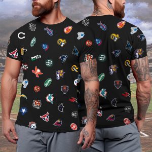 NFL All Team Logo Custom T-shirt - NL37425